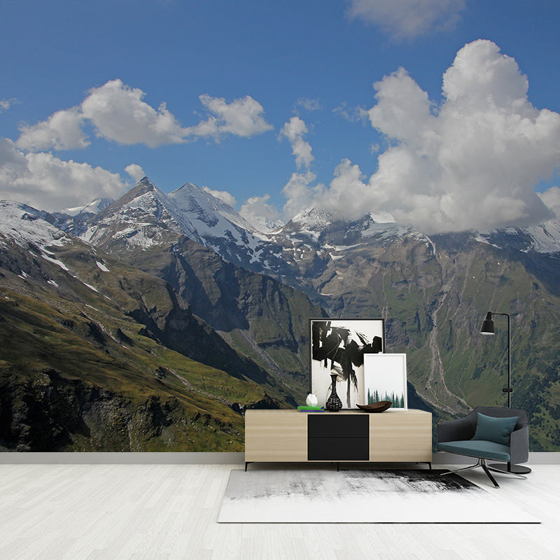 Alpine Wall Covering Water Resistant Mural Wallpaper for Home Decoration