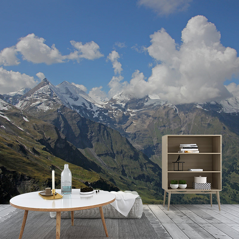 Alpine Wall Covering Water Resistant Mural Wallpaper for Home Decoration