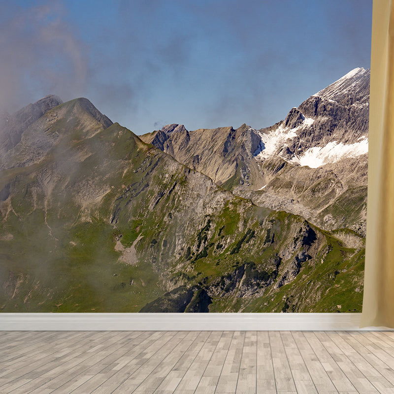 Steep Mountain Full Size Waterproofing Contemporary Wall Covering for Office