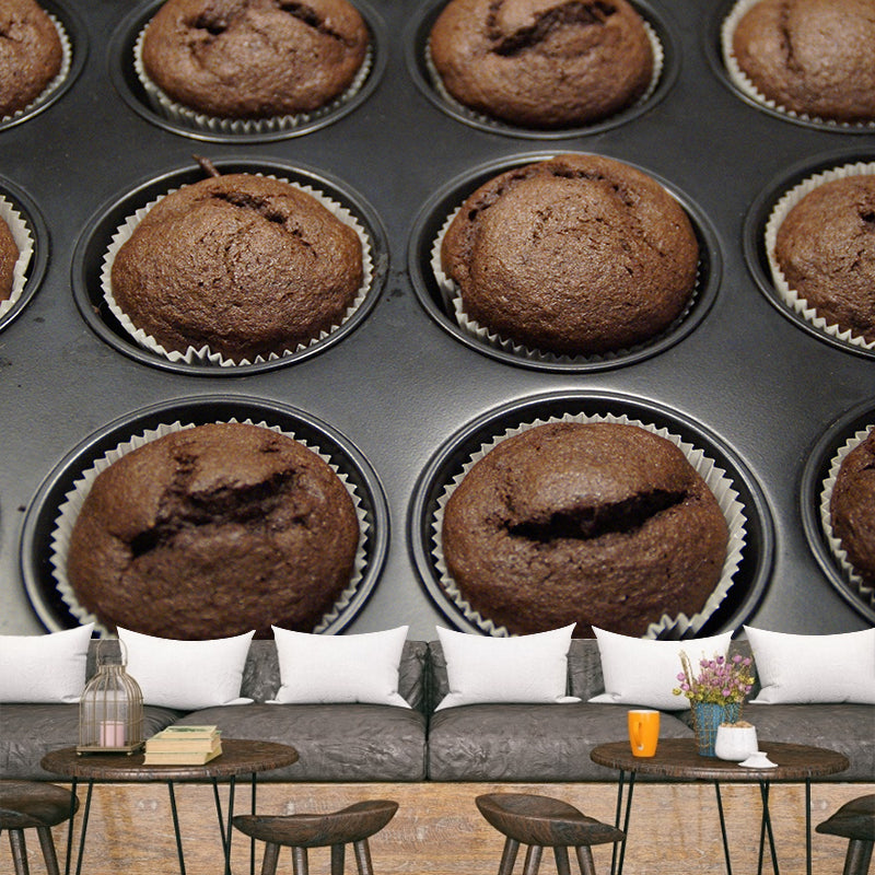 Sweet Dessert Mural Wallpaper for Commercial Use, Personalized Size Available