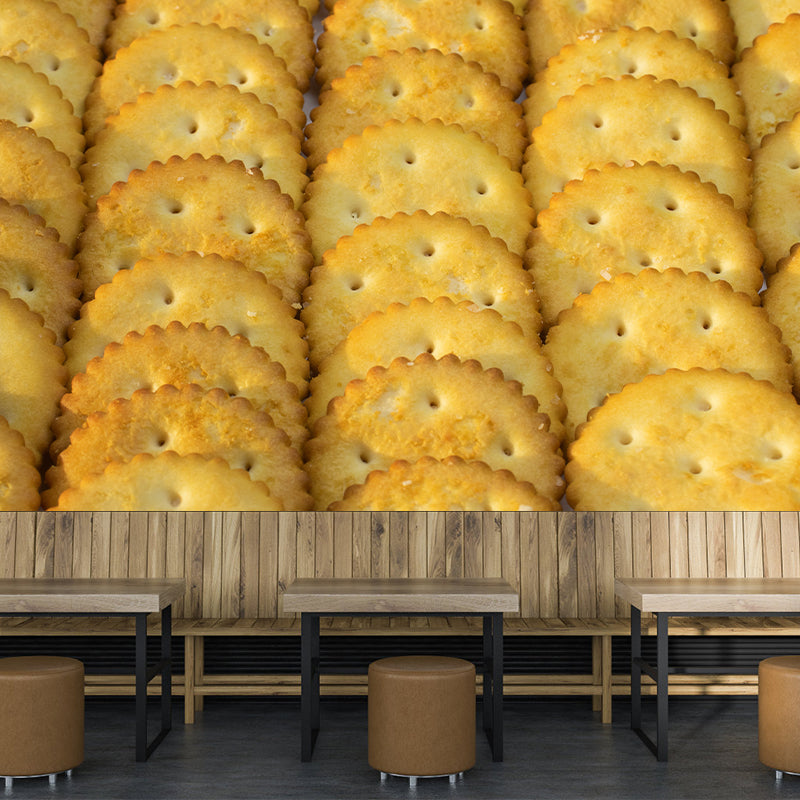 Sweet Dessert Mural Wallpaper for Commercial Use, Personalized Size Available