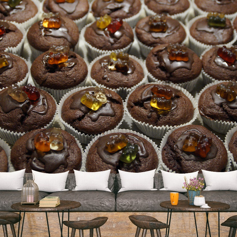 Commercial Dessert Shop Wall Decor Water Resistant, Personalized Size Available