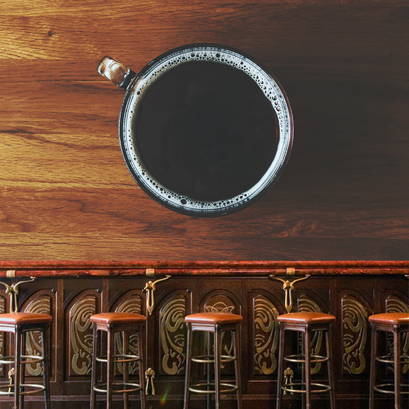 Bitter Coffee Simple Wall Mural for Restaurant Wall Decor, Stain Resistant