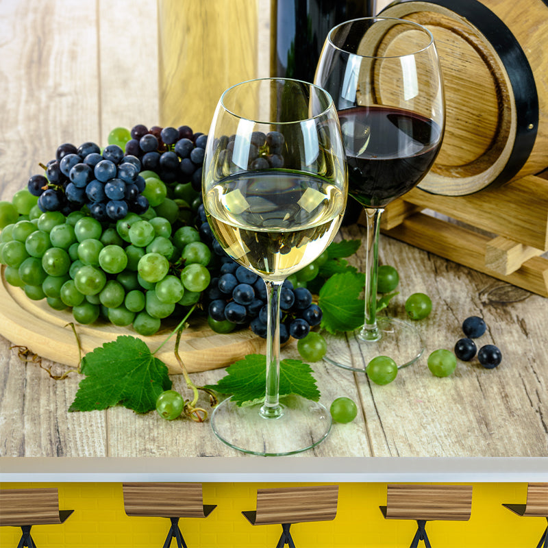 Contemporary Bar Mural Wallpaper for Commercial Use, Personalized Size Available