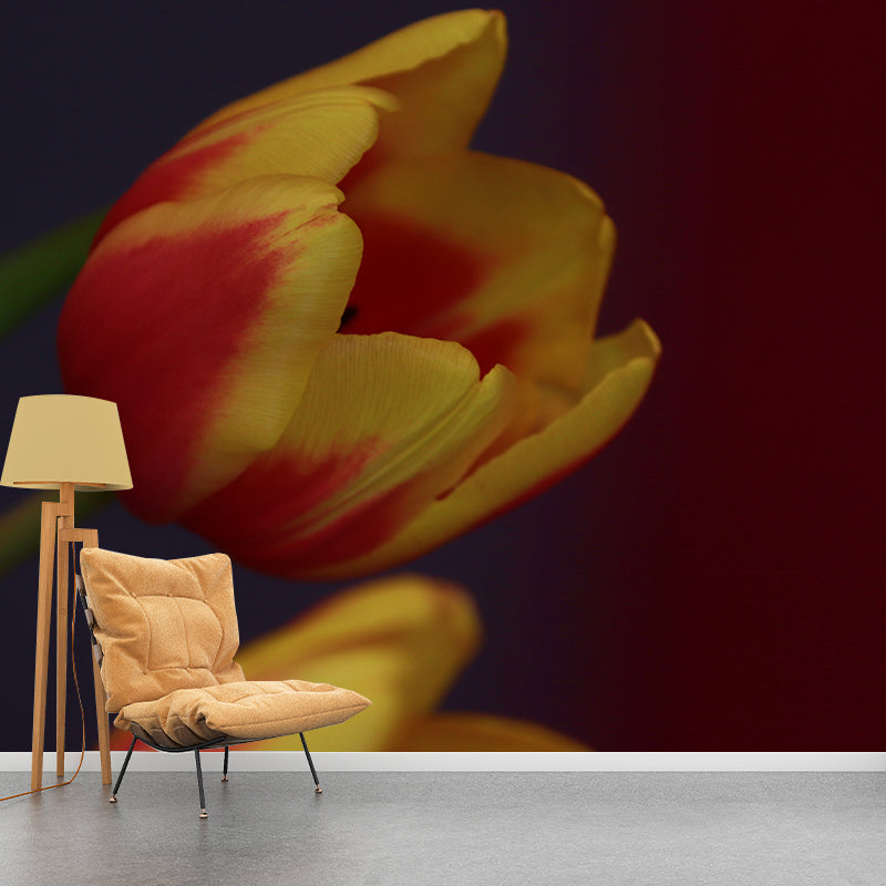 Tulip Flower Wall Covering for Home Wall Decor Water Resistant, Made to Measure