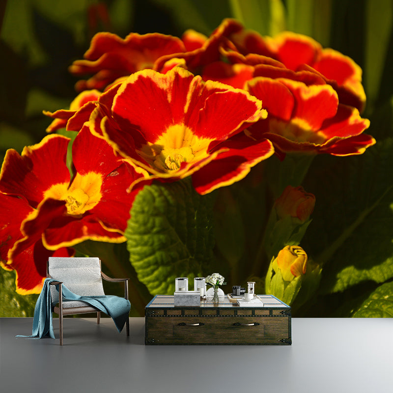 Flower Photo Stain Resistant Mural Decal Modern Wall Decor for Sleeping Room