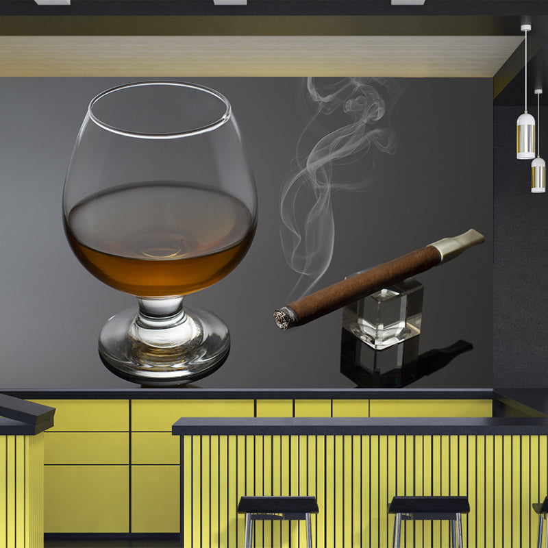 Contemporary Brandy Wall Mural Decorative Restaurant Wall Art for Decoration