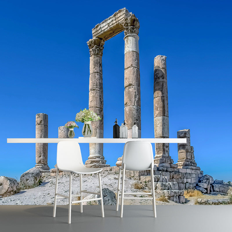 Photography Temple-of-Hercules Mural Wallpaper Wall Covering for Bathroom