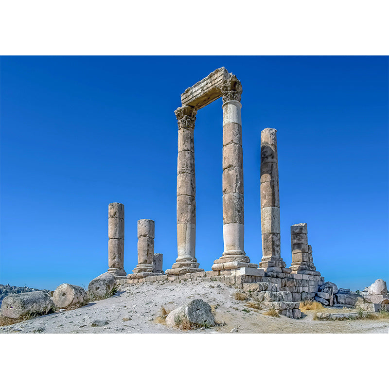 Photography Temple-of-Hercules Mural Wallpaper Wall Covering for Bathroom