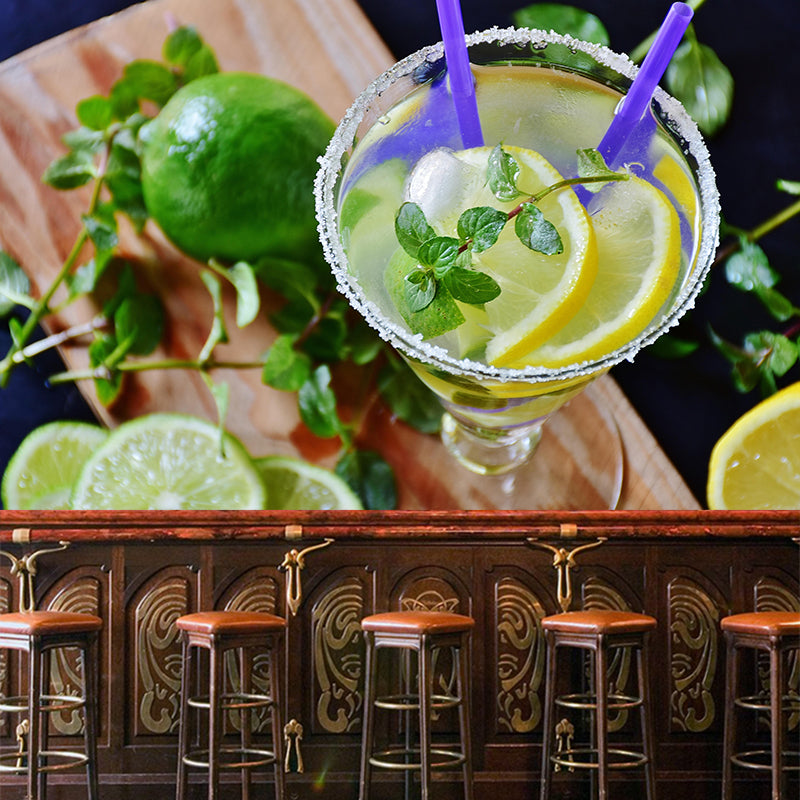 Photography Cocktail Wall Mural Decorative Restaurant Wall Art for Decoration