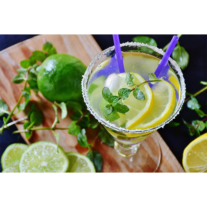 Photography Cocktail Wall Mural Decorative Restaurant Wall Art for Decoration