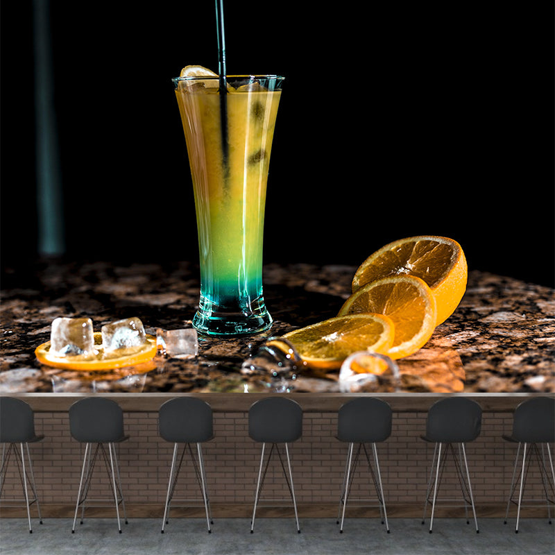 Photography Contemporary Cocktail Wall Mural Decorative Restaurant Wall Art