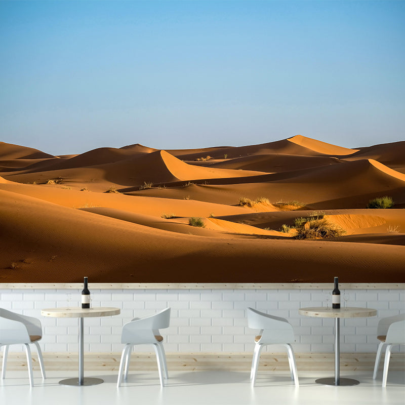 Boundless Desert Scenery Mural Wallpaper Contemporary Living Room Decoration