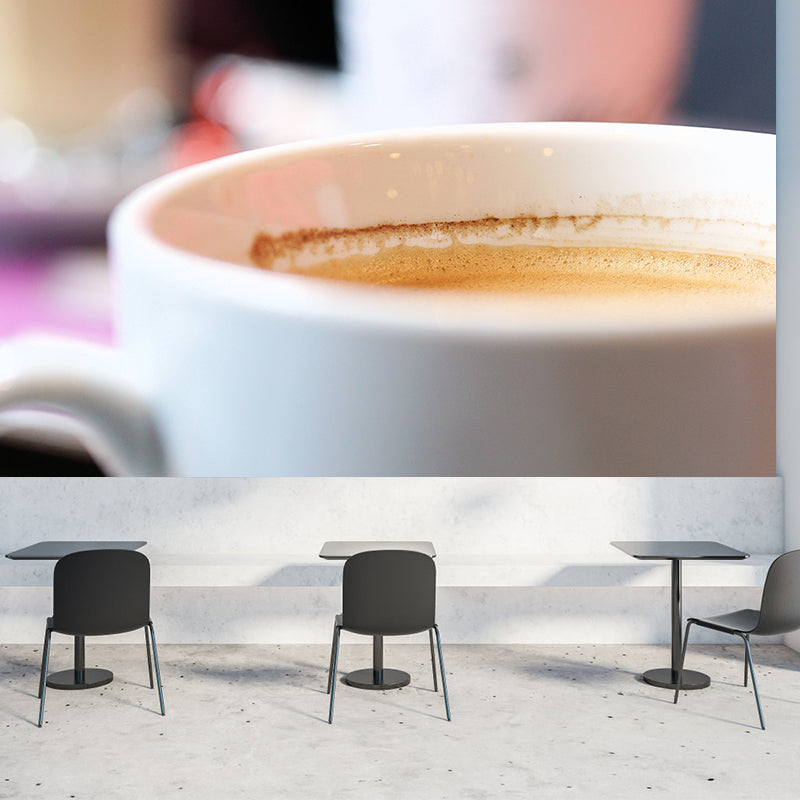 Customized Sweet Dessert Mural Wallpaper Decorative Mildew Resistant Coffee Shop