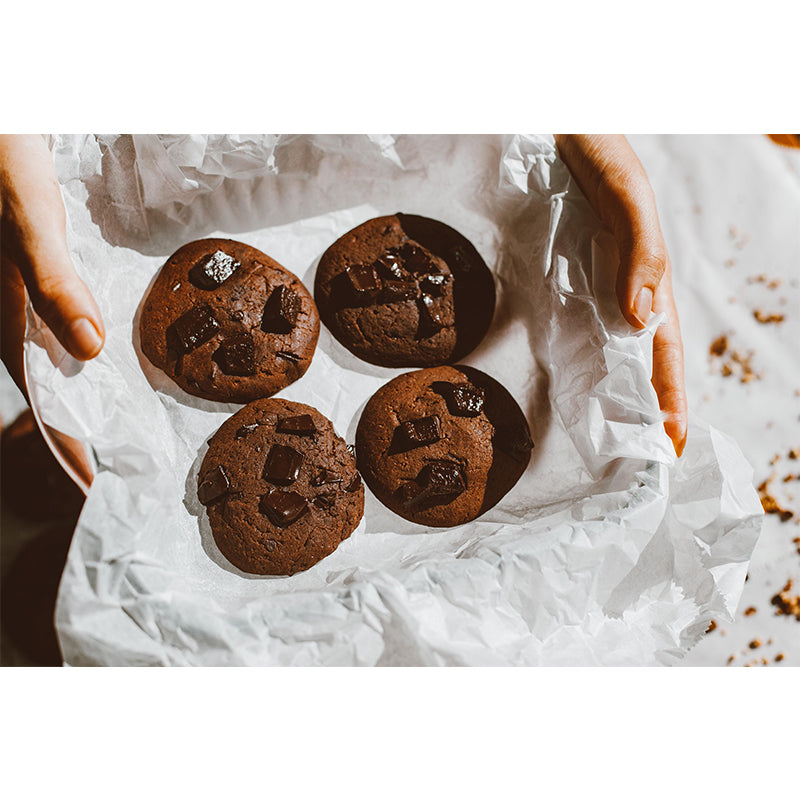 Customized Sweet Cookies Mural Wallpaper Commercial Use Decorative Restaurant