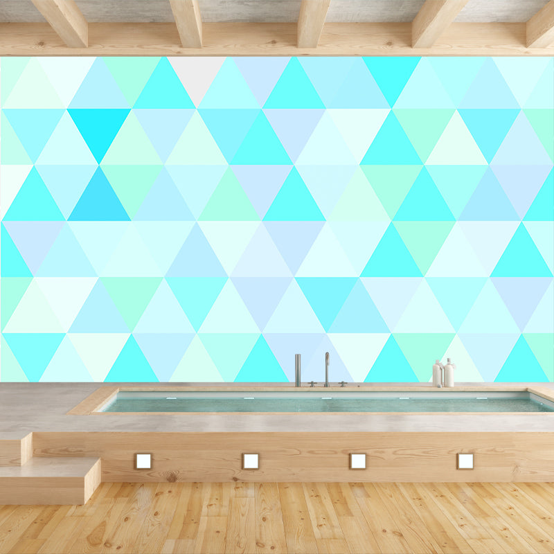 Extra Large Stripe Mural Eco-friendly Illustration Style Wall Art for Home Decor