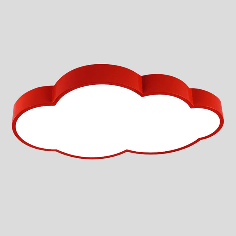 Plafonnier encastré nuage de style moderne en métal 1 lumière LED luminaire encastré