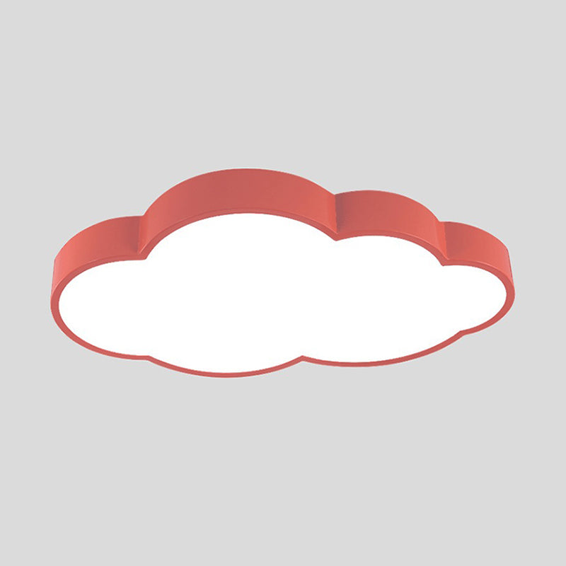 Plafonnier encastré nuage de style moderne en métal 1 lumière LED luminaire encastré