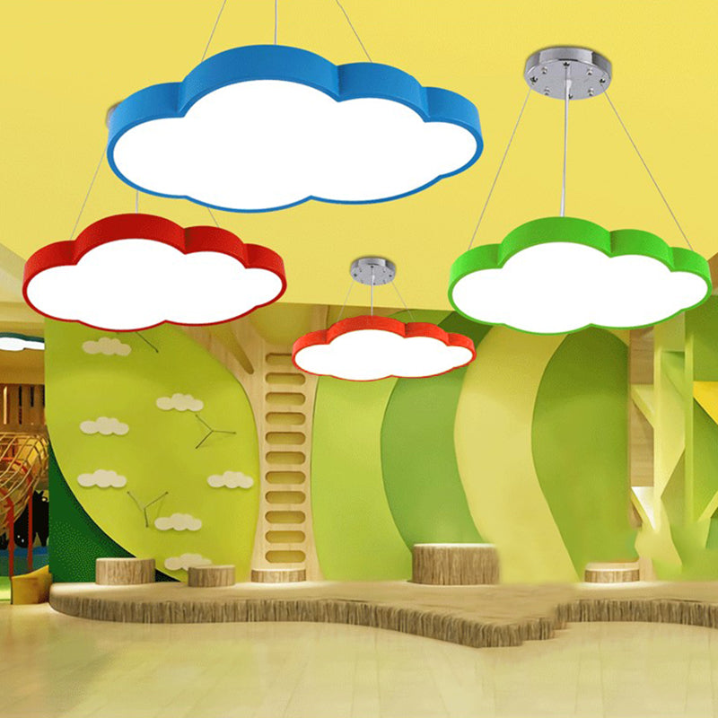 Plafonnier encastré nuage de style moderne en métal 1 lumière LED luminaire encastré