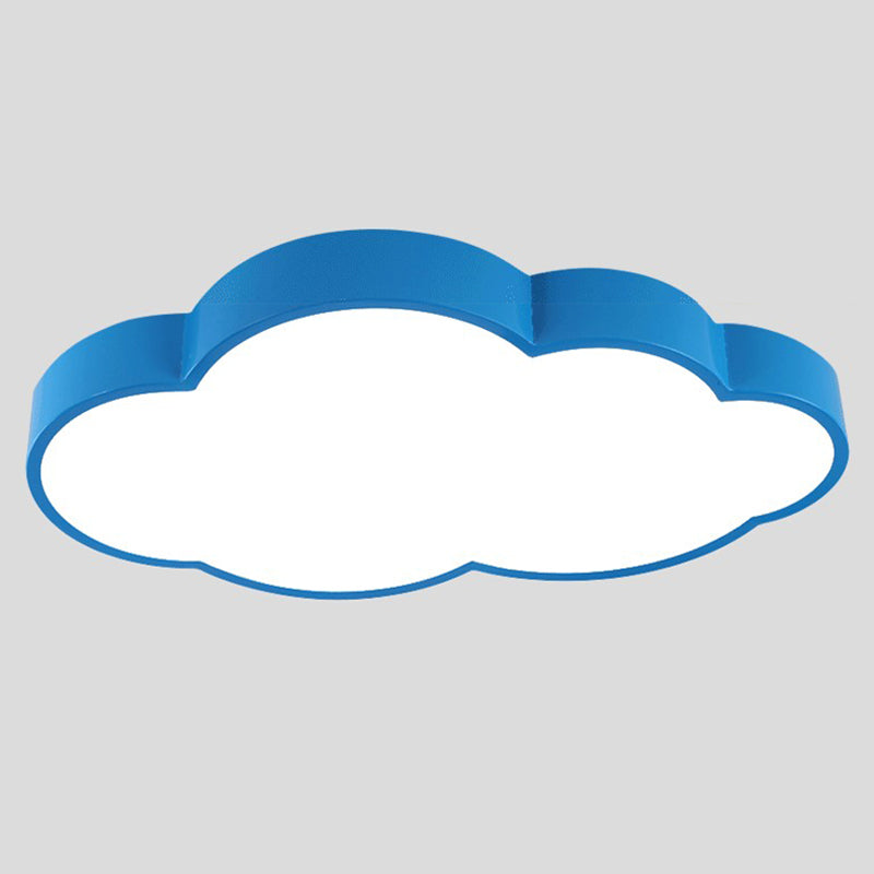 Plafonnier encastré nuage de style moderne en métal 1 lumière LED luminaire encastré