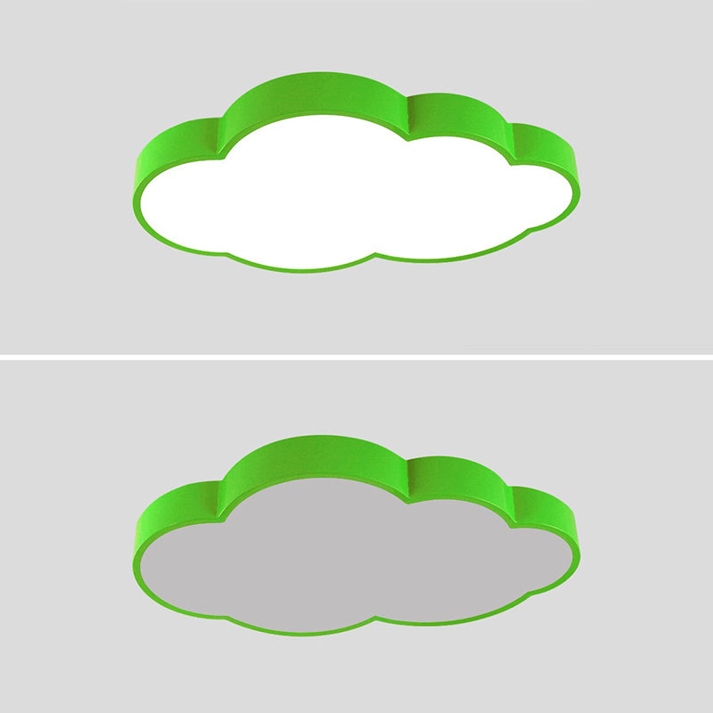 Plafonnier encastré nuage de style moderne en métal 1 lumière LED luminaire encastré