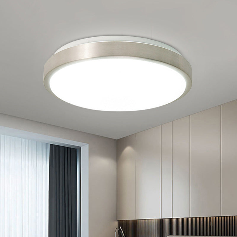 1-Flush ronde Mount Ceiling Lighting Fixture Modern Style Acrylique Led Flush Light