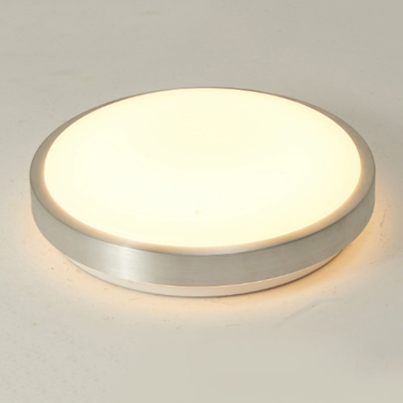 1-Flush ronde Mount Ceiling Lighting Fixture Modern Style Acrylique Led Flush Light