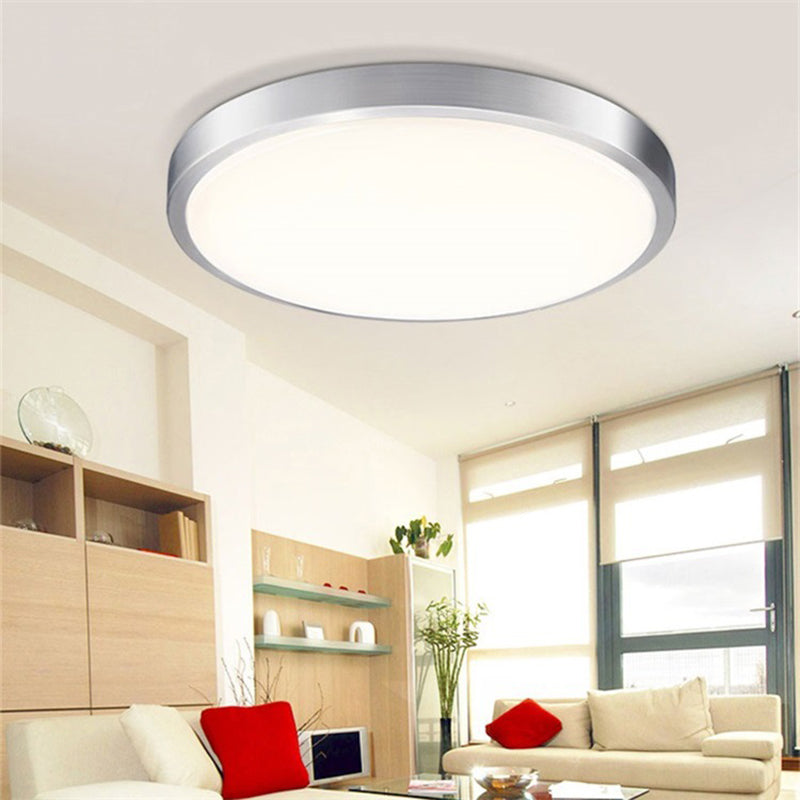 1-Flush ronde Mount Ceiling Lighting Fixture Modern Style Acrylique Led Flush Light