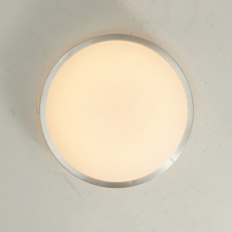1-Flush ronde Mount Ceiling Lighting Fixture Modern Style Acrylique Led Flush Light