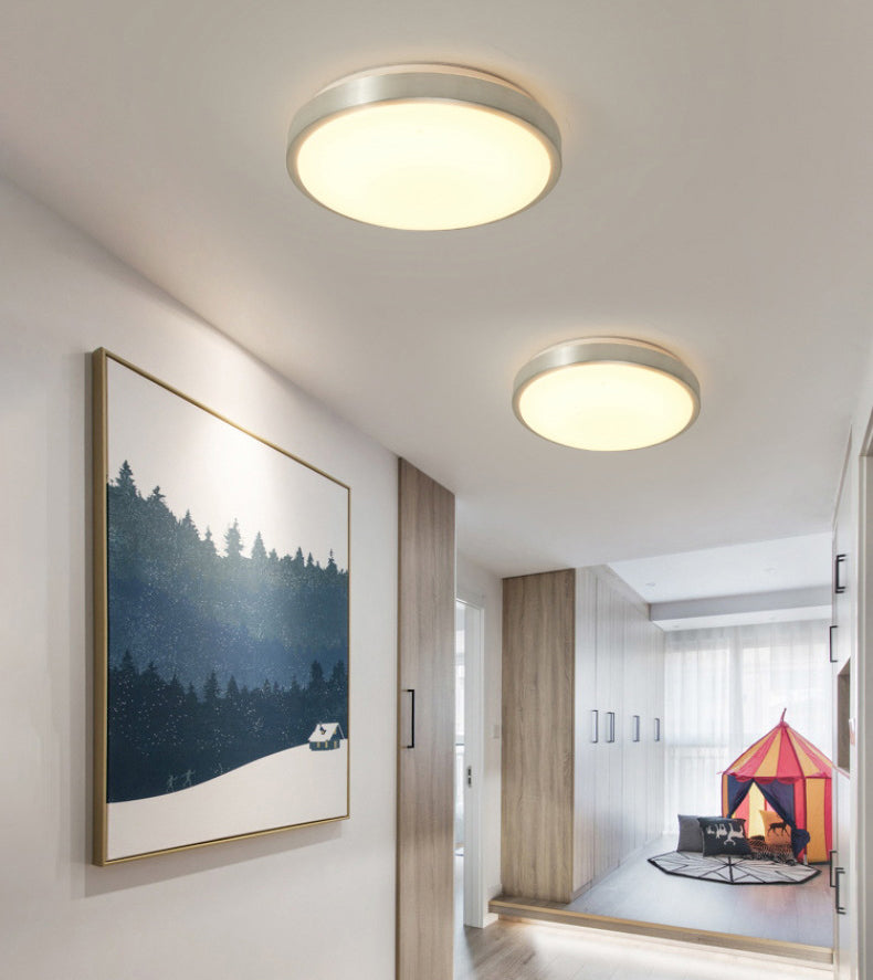 1-Flush ronde Mount Ceiling Lighting Fixture Modern Style Acrylique Led Flush Light