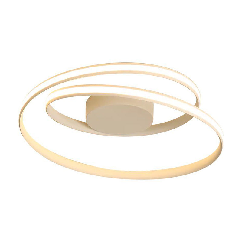 Plafonnier LED linéaire en silicone dans un plafonnier d'intérieur en aluminium de style concis moderne