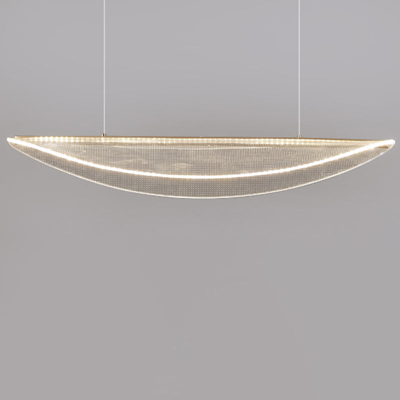 Lampadario geometrico lampadario moderno illuminazione isola metallo 1 luci dell'isola luminosa in nero