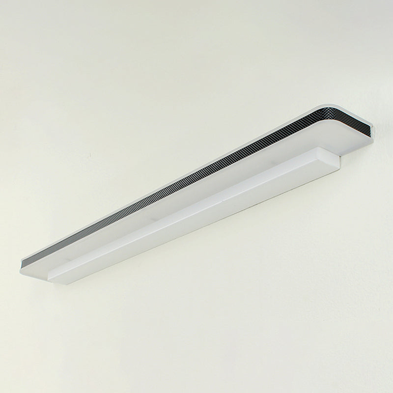 Luci da parete a specchio in metallo moderno moderno semplice stye teste muro di montaggio a parete in nero