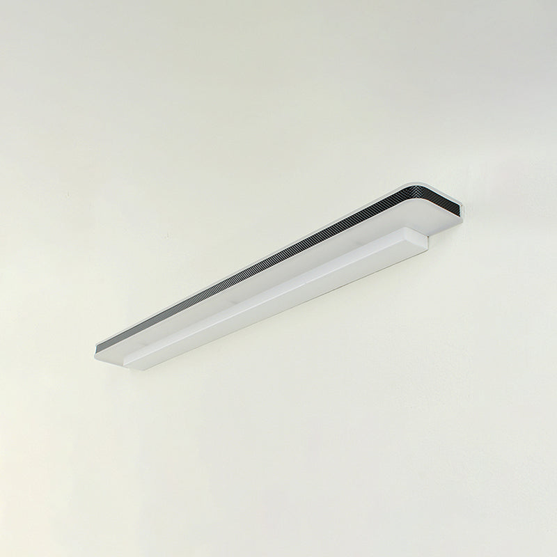 Luci da parete a specchio in metallo moderno moderno semplice stye teste muro di montaggio a parete in nero