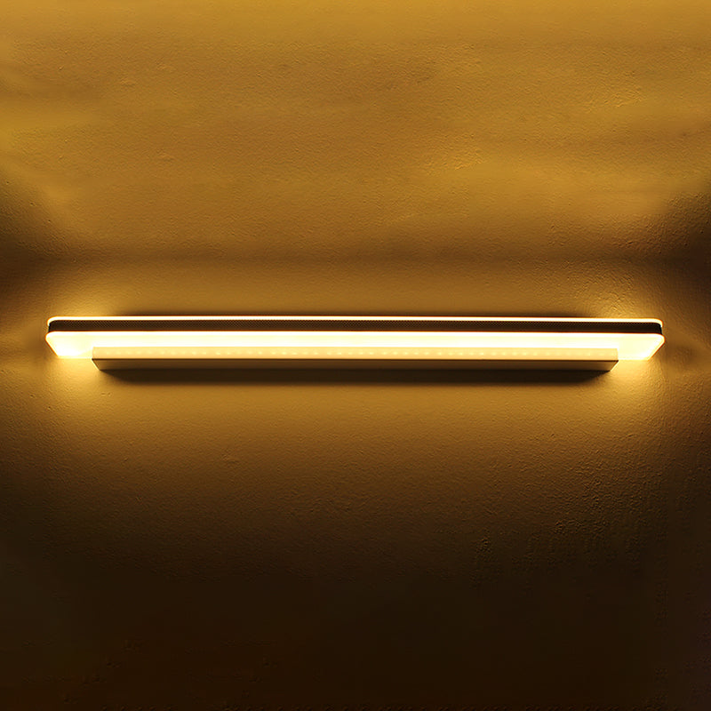 Luci da parete a specchio in metallo moderno moderno semplice stye teste muro di montaggio a parete in nero