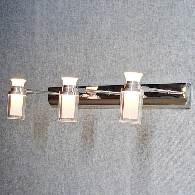 Luci da parete a specchio metallico moderno moderno semplice stye multime
