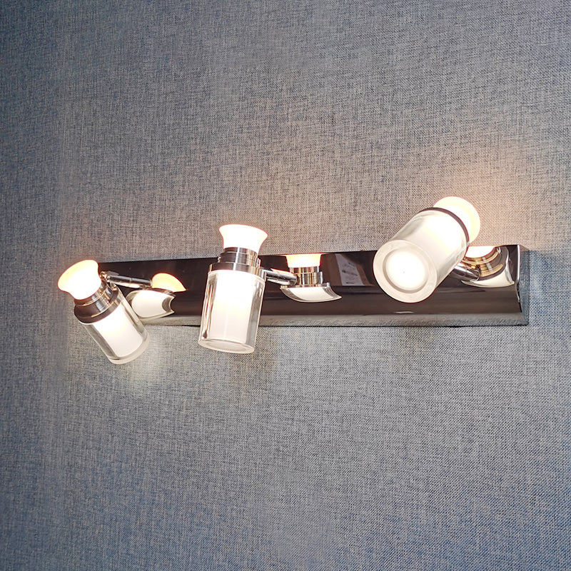 Luci da parete a specchio metallico moderno moderno semplice stye multime