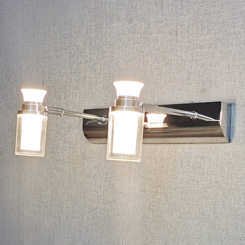 Luci da parete a specchio metallico moderno moderno semplice stye multime