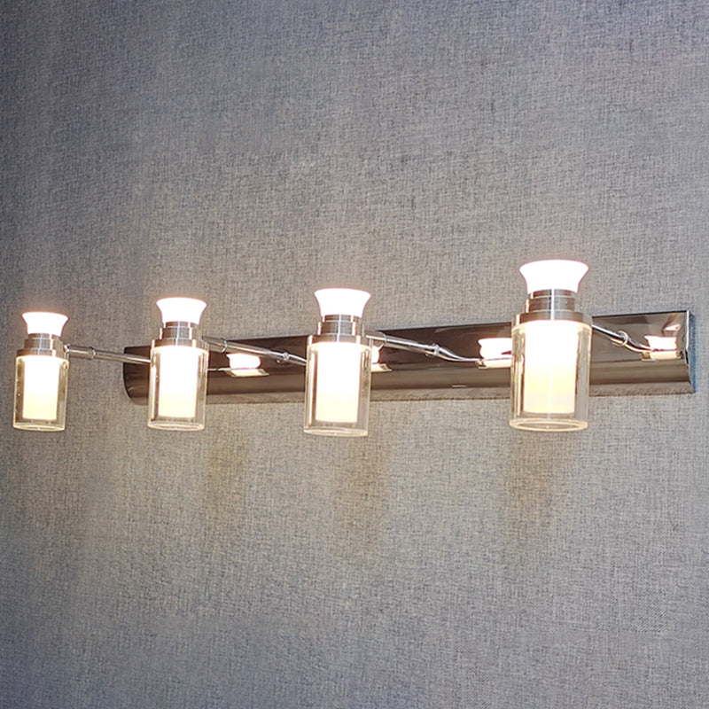 Luci da parete a specchio metallico moderno moderno semplice stye multime