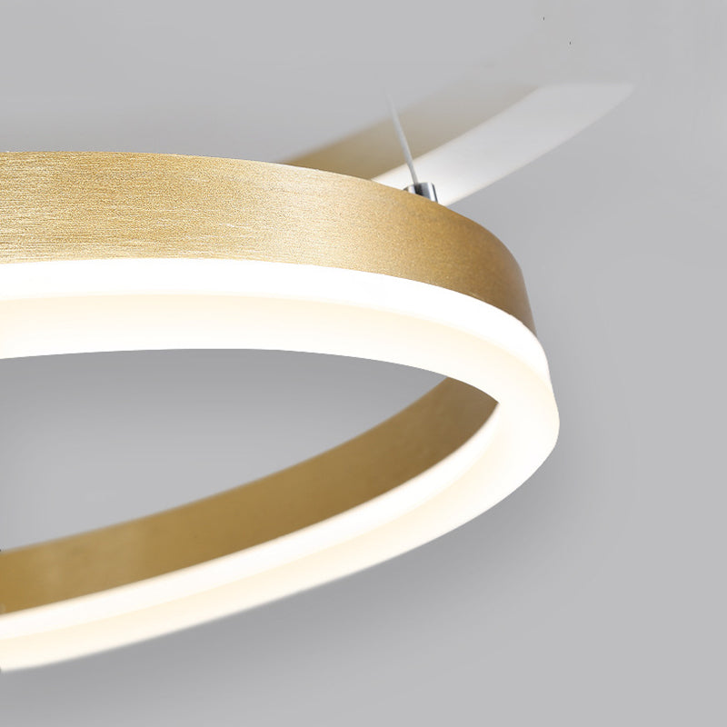 Modern Simple Style LED Hanging Chandelier Light for Living Room Dining Room Stairway