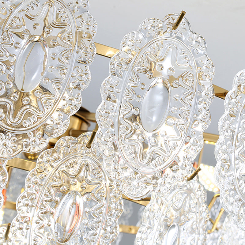 Luz de lámpara de araña moderna accesorios de iluminación de araña de araña circular