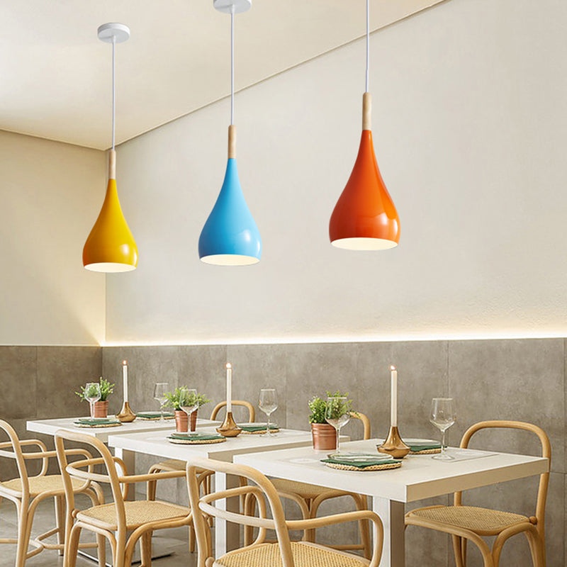 Luce Mini Mini Bell Bell, Luce in metallo Macaron Ampicca singola