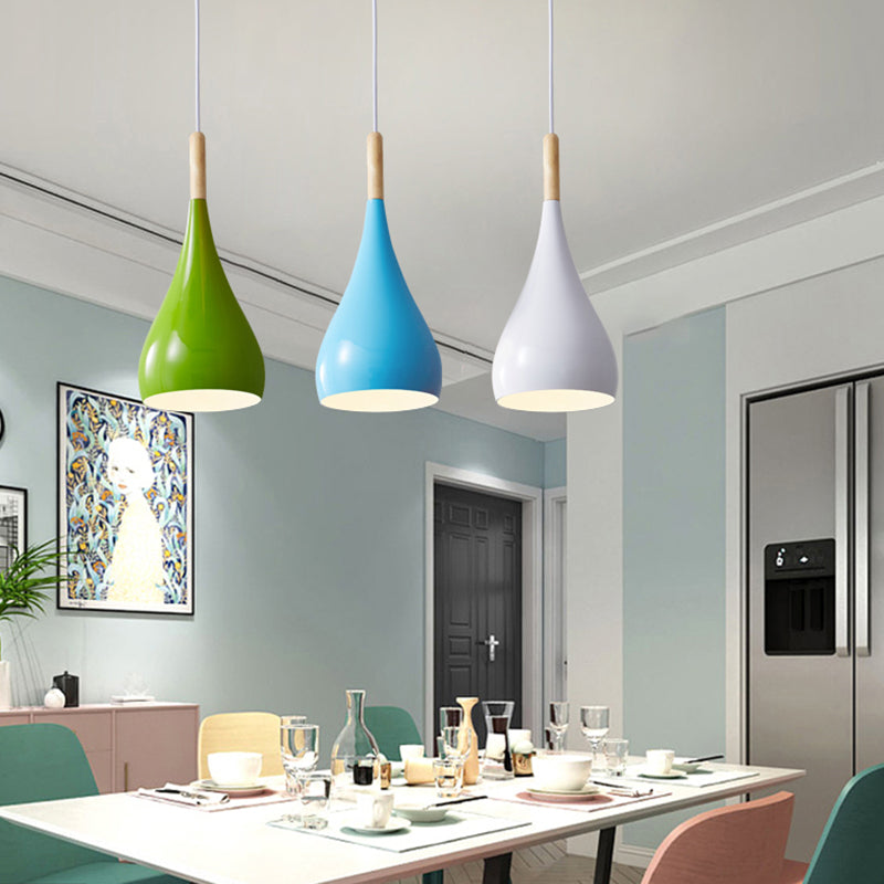 Luce Mini Mini Bell Bell, Luce in metallo Macaron Ampicca singola