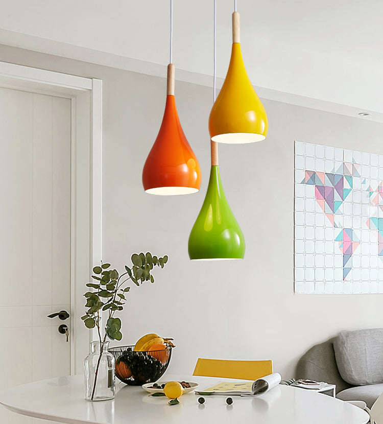 Luce Mini Mini Bell Bell, Luce in metallo Macaron Ampicca singola