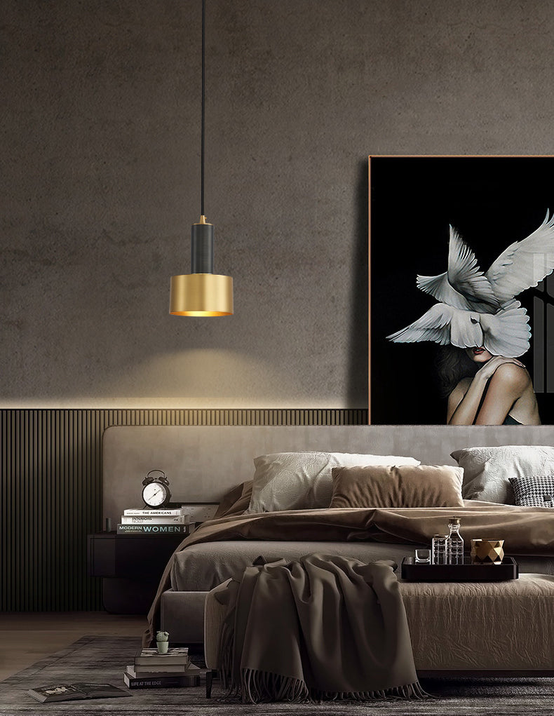 Iron Iron Contemporary sospeso a sospensione Light 1 ciondolo a 1 luce per sala da pranzo