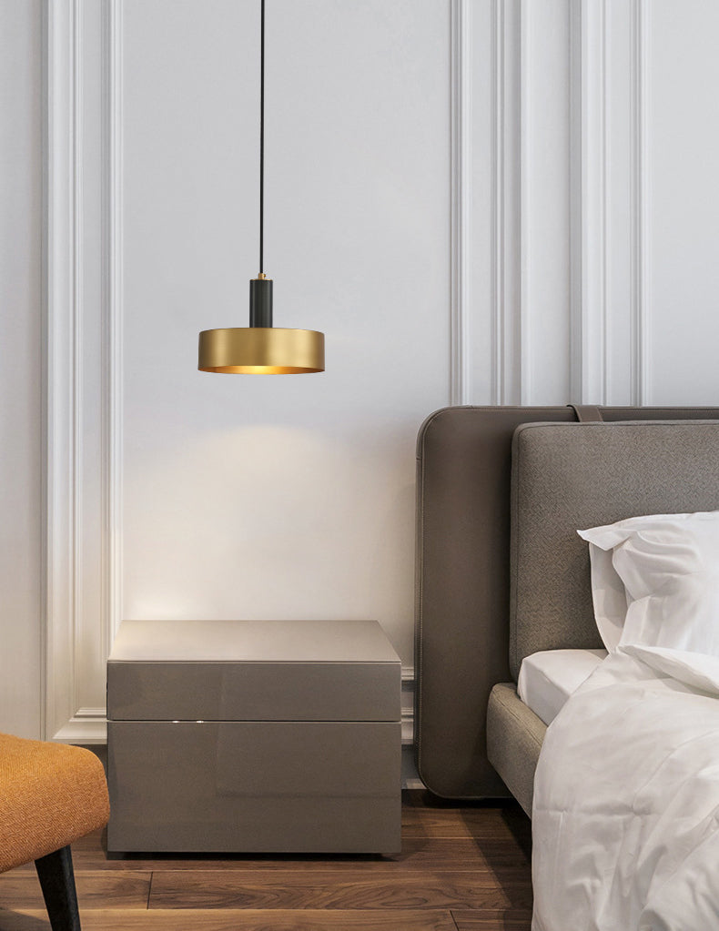 Iron Iron Contemporary sospeso a sospensione Light 1 ciondolo a 1 luce per sala da pranzo