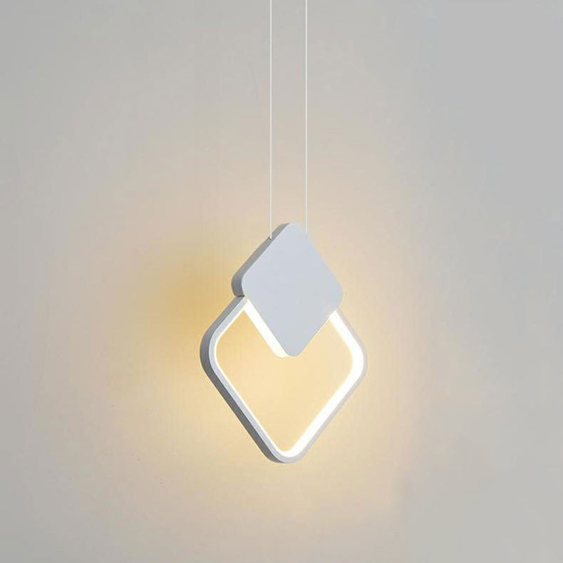 Contemporary Metal Pendant Light Fixture 1-Light Hanging Ceiling Light