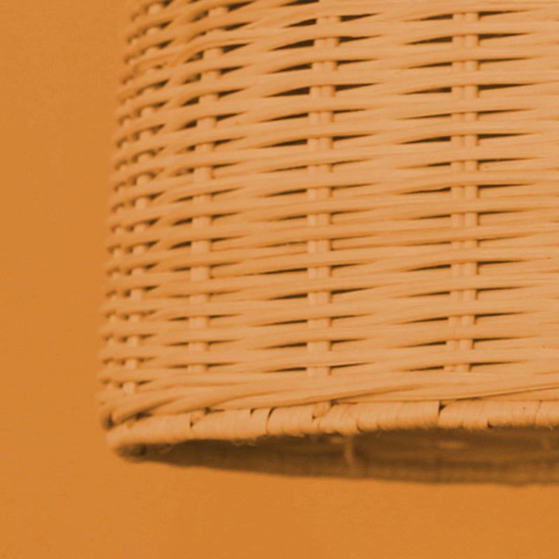 Luce a soffitto appeso Asia Rattan a 1 lutto Light Light a sospensione Luce