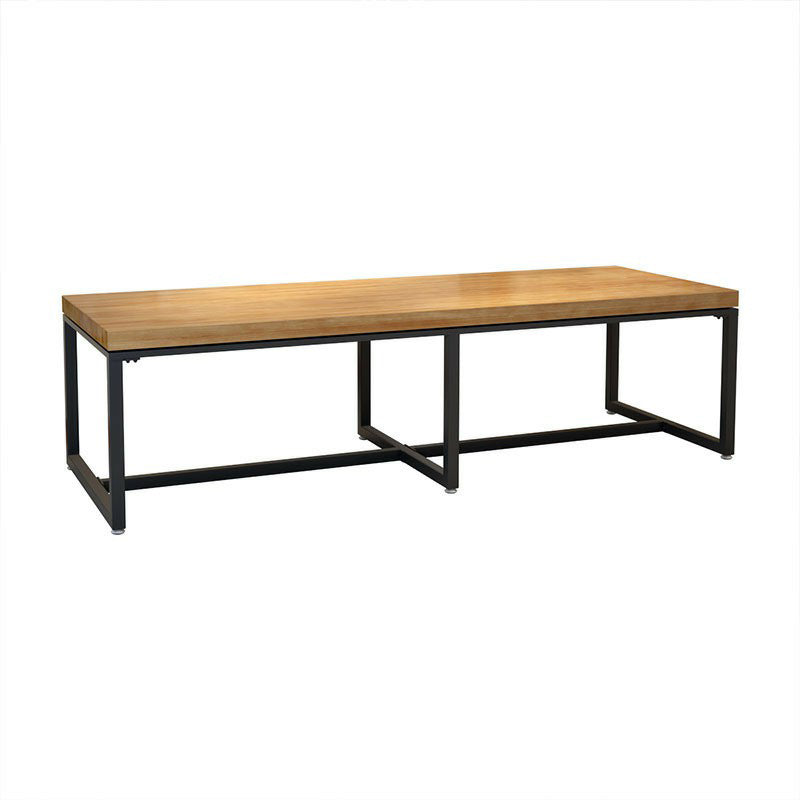 Industrial Wooden Dining¬†Room¬†Set with Rectangle Table and Black Legs Dining Table Furniture