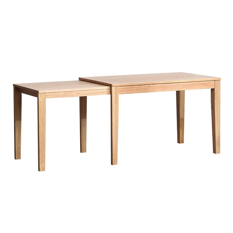 Contemporary Style Dining Table with Solid Wood Dining Table and Chairs for Home Use